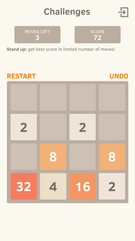 2048 Number Puzzle game