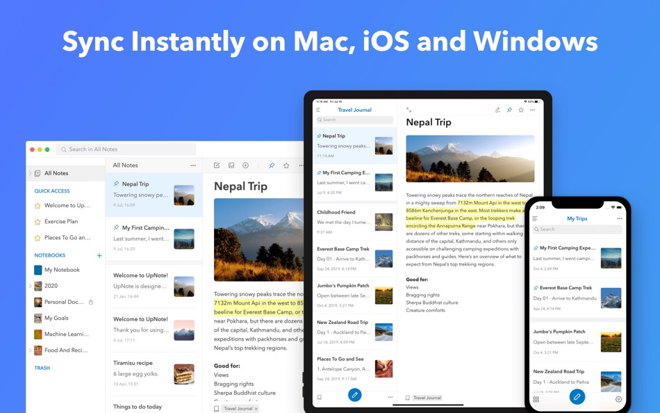 #3. UpNote: notes, diary, journal (macOS) 由: UpNote Company Limited
