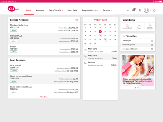 Screenshot #4 pour Credit Union App