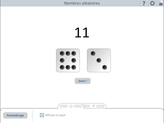 Screenshot #4 pour École : Nombres aléatoires
