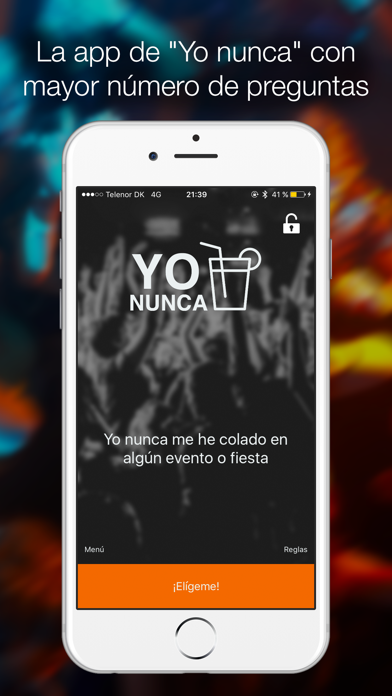 Yo Nunca - Juegos para beber iPhone screenshot 1