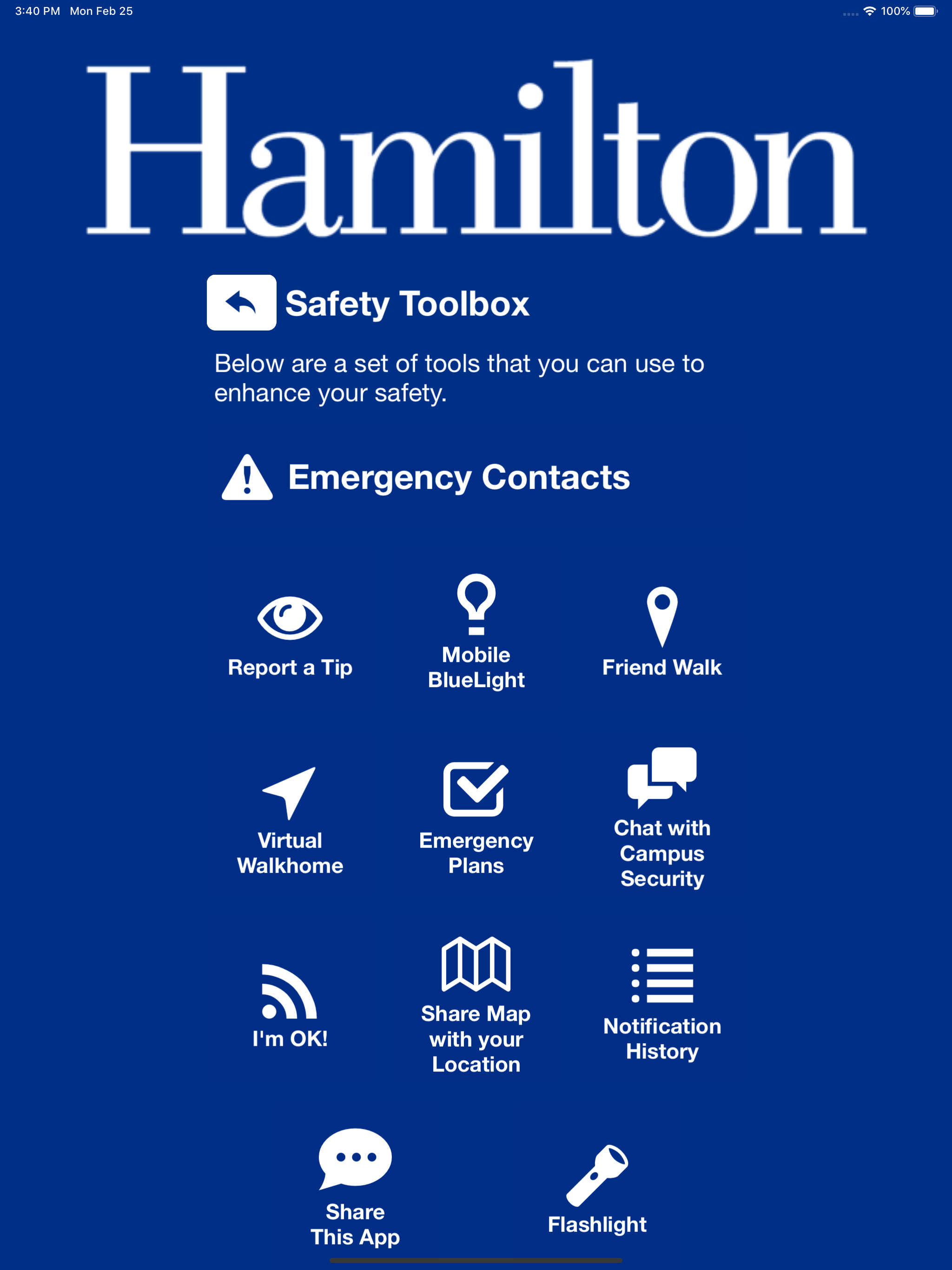 Hamilton College Mobile App screenshot 13