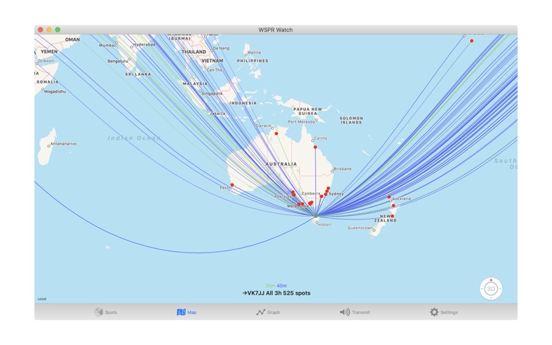 WSPR Watch screenshot 2