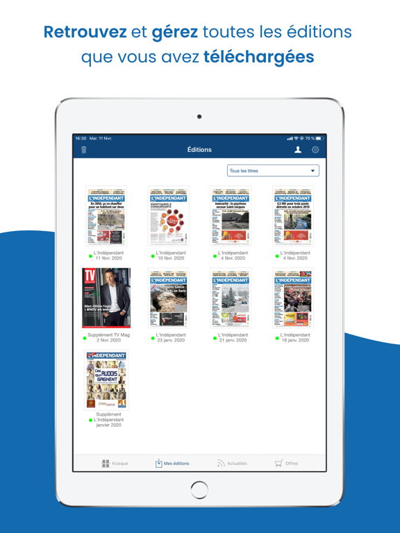 L'Indépendant Le Journal iPad screenshot 6 - Magazines & Newspapers app