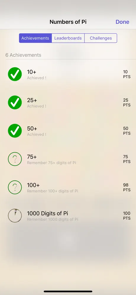 Pi Digits Memory Game - No Ads