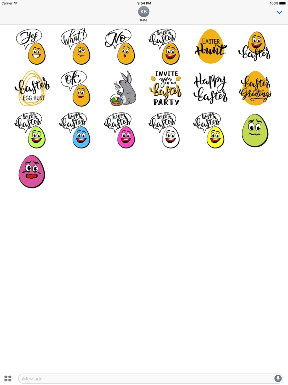 Screenshot #4 pour Easter Calligraphy Stickers