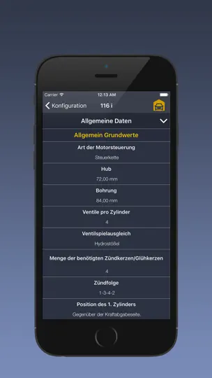 Screenshot von TechApp Für BMW auf dem iPhone 4