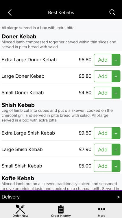 Snack Bar Best Kebab.
