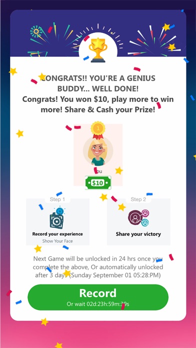 Play and Win -Win Cash Prizes! Screenshot