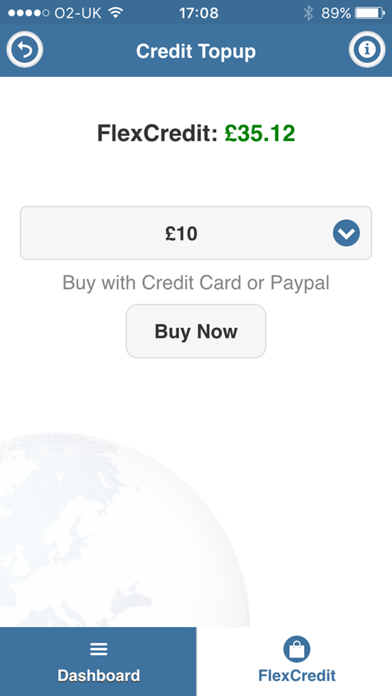 Flextel - myAccount Screenshot