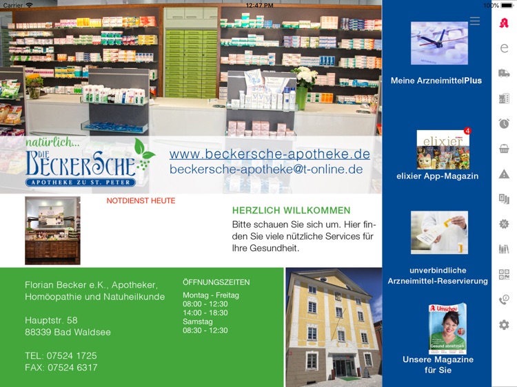 Die Beckersche Apotheke - B.