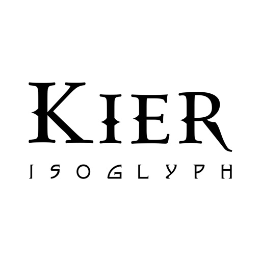 Kier Isoglyph iOS App