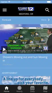 stormwatch12 - kdrv weather iphone screenshot 1