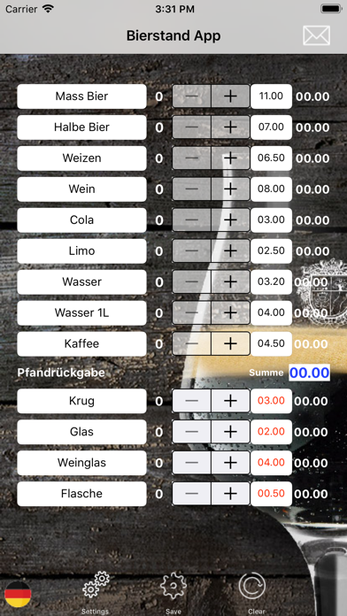 Screenshot #1 pour Bierstand App