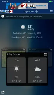 wdtn weather iphone screenshot 1