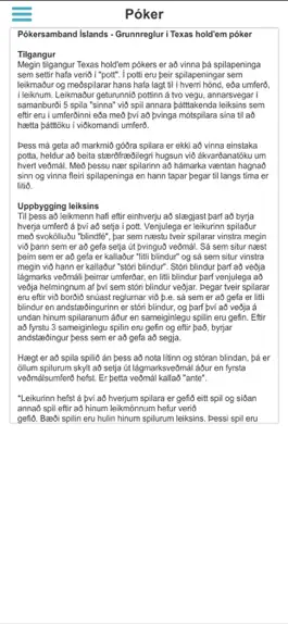 Game screenshot Spil á Spil - Reglur hack