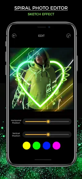 Game screenshot Neon Photo Editor - No Crop apk
