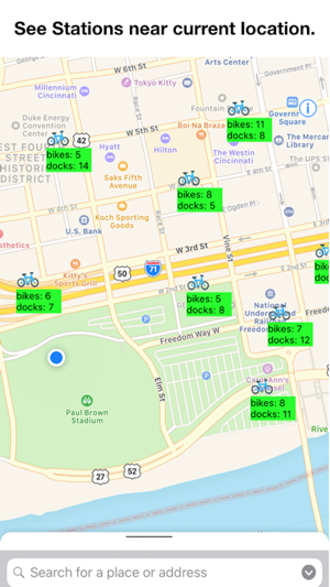 Bike Stations Cincinnati