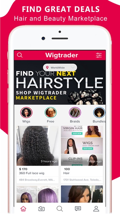 WigTrader - Hair Marketplace screenshot 2
