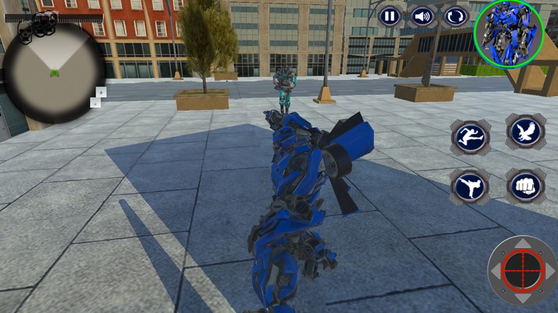 Police Eagle robot battle screenshot 1