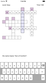 NWT Crossword screenshot