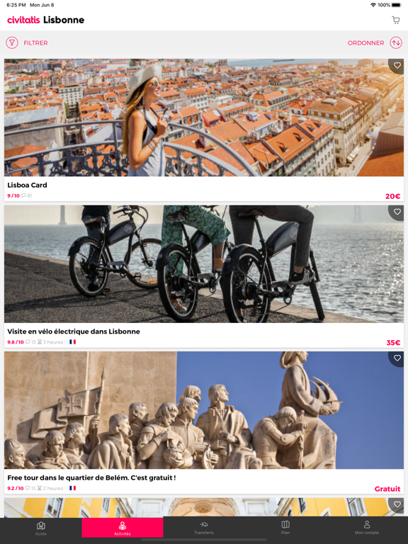 Screenshot #5 pour Guide de Lisbonne Civitatis