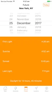 How to cancel & delete sunrise sunset times 1