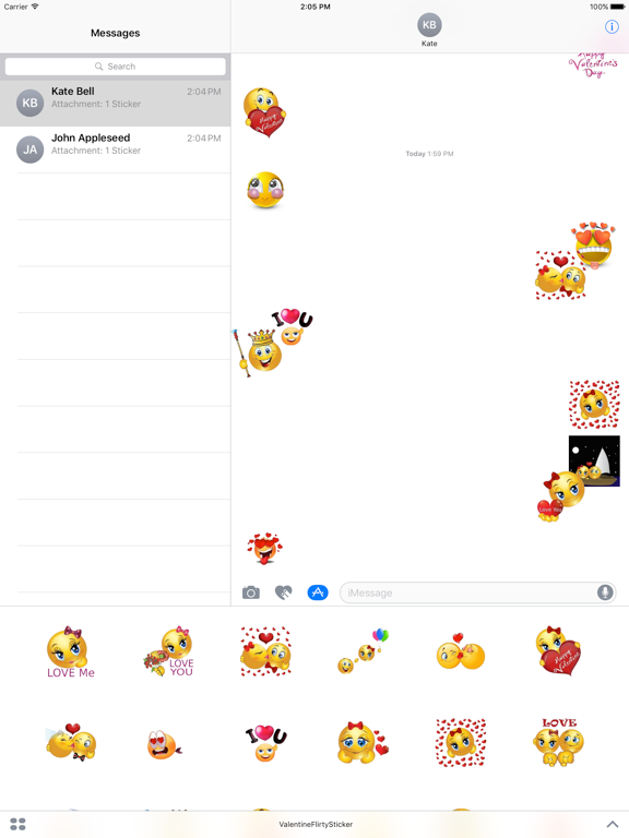 Screenshot #5 pour Flirty Sticker for iMessage
