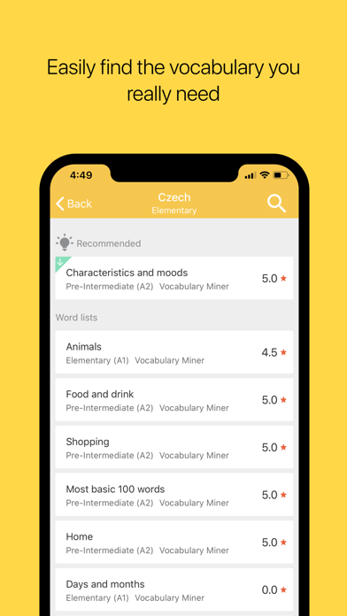 Vocabulary Miner Screenshot
