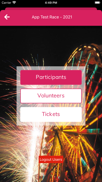 Stride Events Check In Screenshot