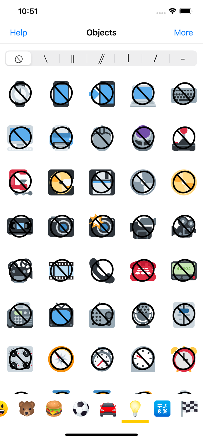 Anti Emoji - Prohibited Sign