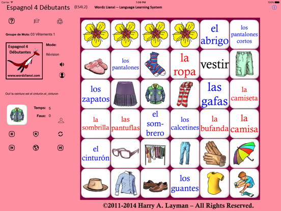 Screenshot #6 pour Espagnol 4 Débutantes