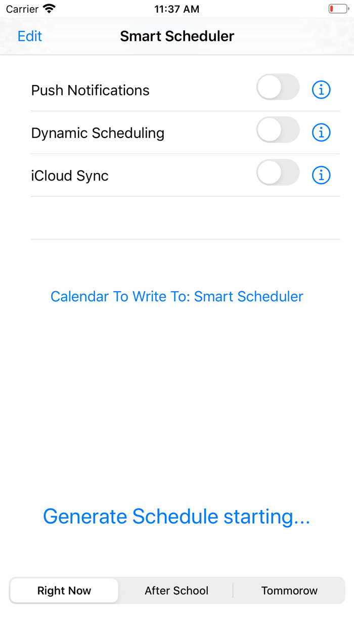Smart Scheduler - Student