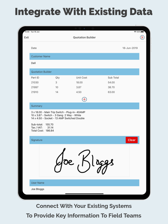 forms2 - Mobile Forms and Apps iPad screenshot