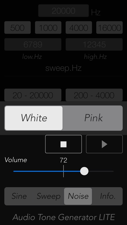 Audio Tone Generator Lite screenshot-5