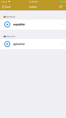 Game screenshot Spanish Dictionary - offline hack