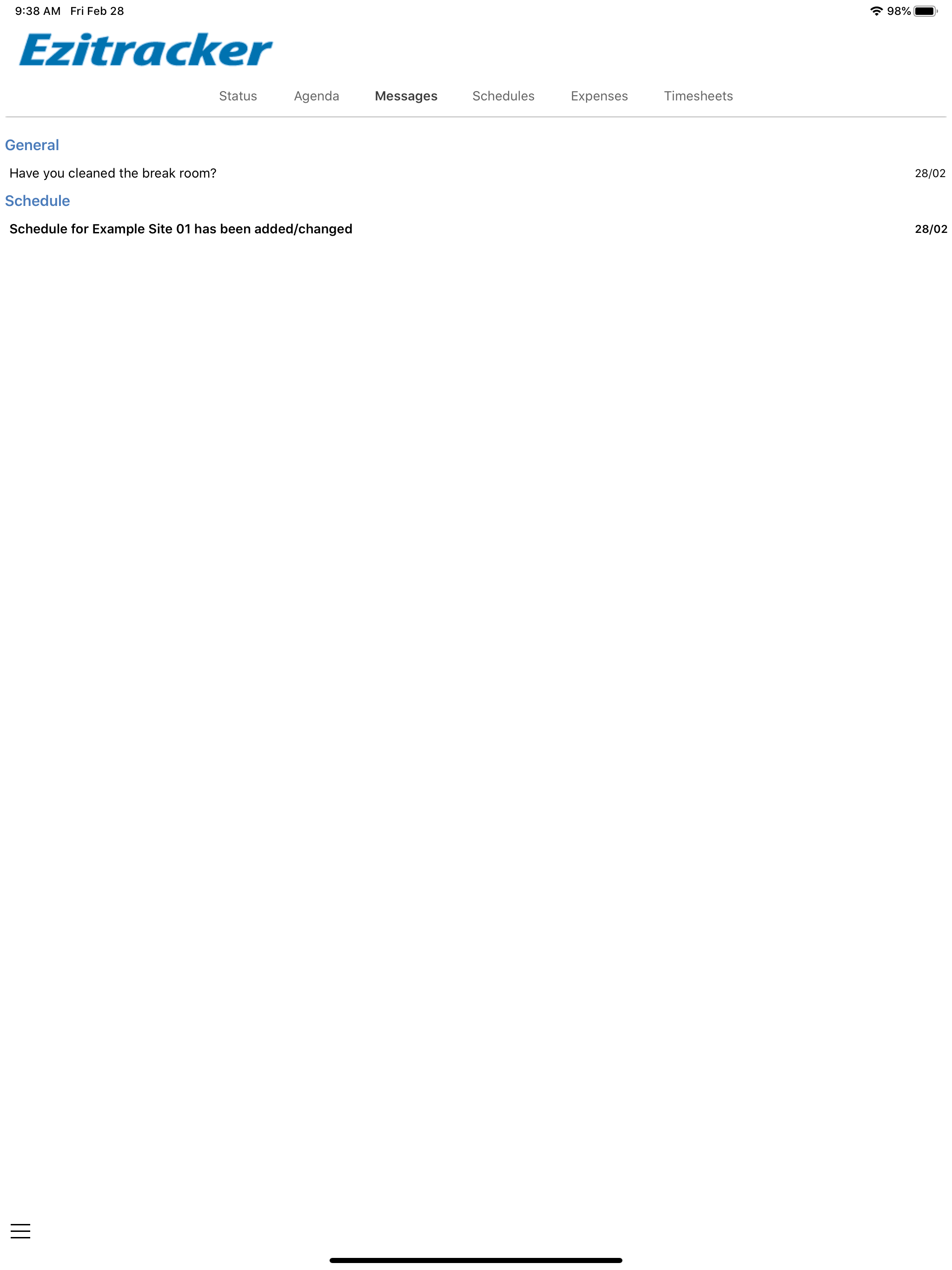 Ezitracker screenshot 10