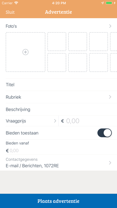 Marktplaats - buy and sell Screenshot