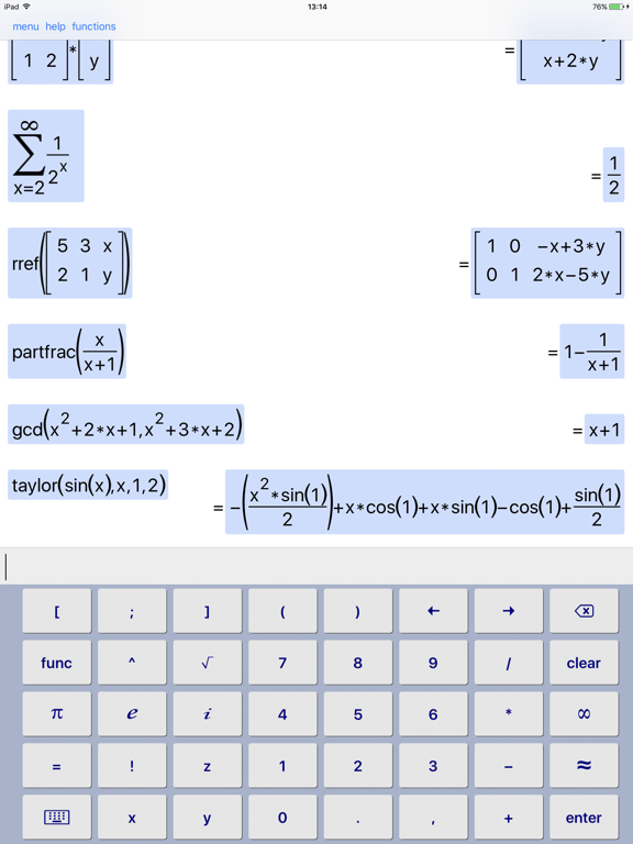 Screenshot #6 pour SymCalc - Symbolic Calculator