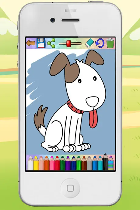 Dogs Coloring Book Game