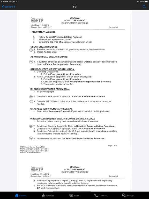 Monroe County MCA iPad screenshot 3 - Medical app