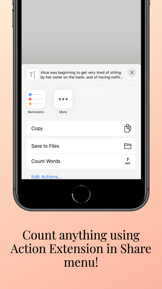#2. Word Counter Tool (iOS) Podle: Xueqin Huang