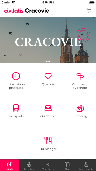 Screenshot #2 pour Guide Cracovie Civitatis.com