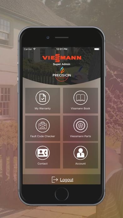 Viessmann Warranty Screenshot