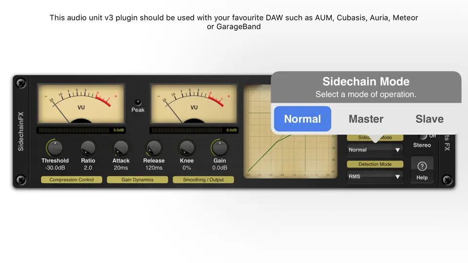 Sidechain Compressor Plugin iPhone Ekran Görüntüsü 3