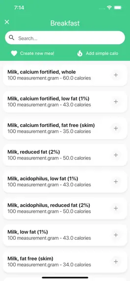 Game screenshot Calories: Eat Clean Diet Track apk
