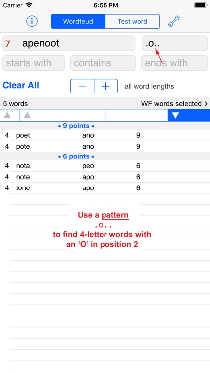 Dansk Words Finder Wordfeud