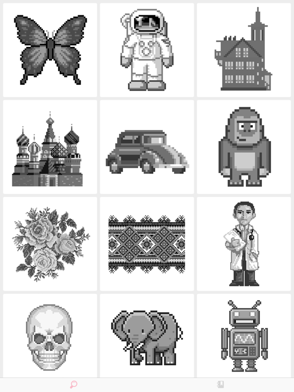 Pixel Art – Coloring Book iPad screenshot 4 - Games app