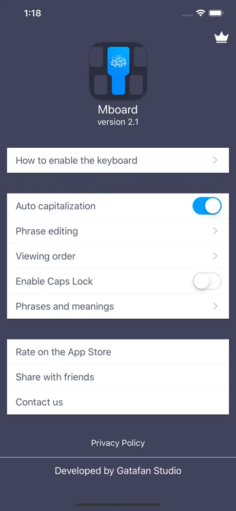 Mboard — Muslim Keyboard