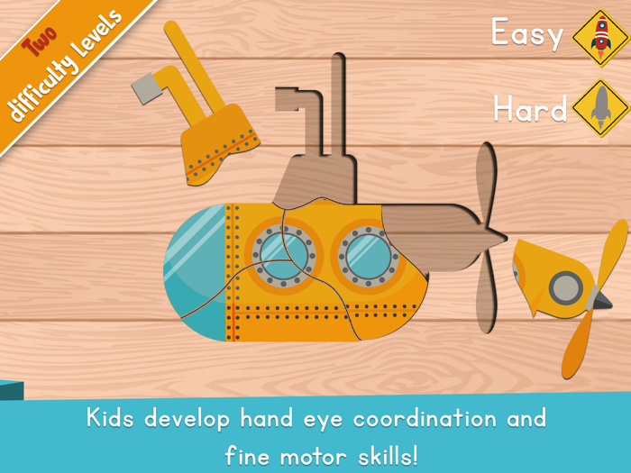 Puzzle Games for Kids Vehicle